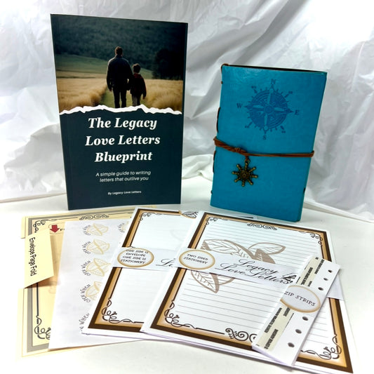 Deluxe Starter Kit - Compass Bundle + The Blueprint Guide Book to building a Legacy of "Open When" Letters