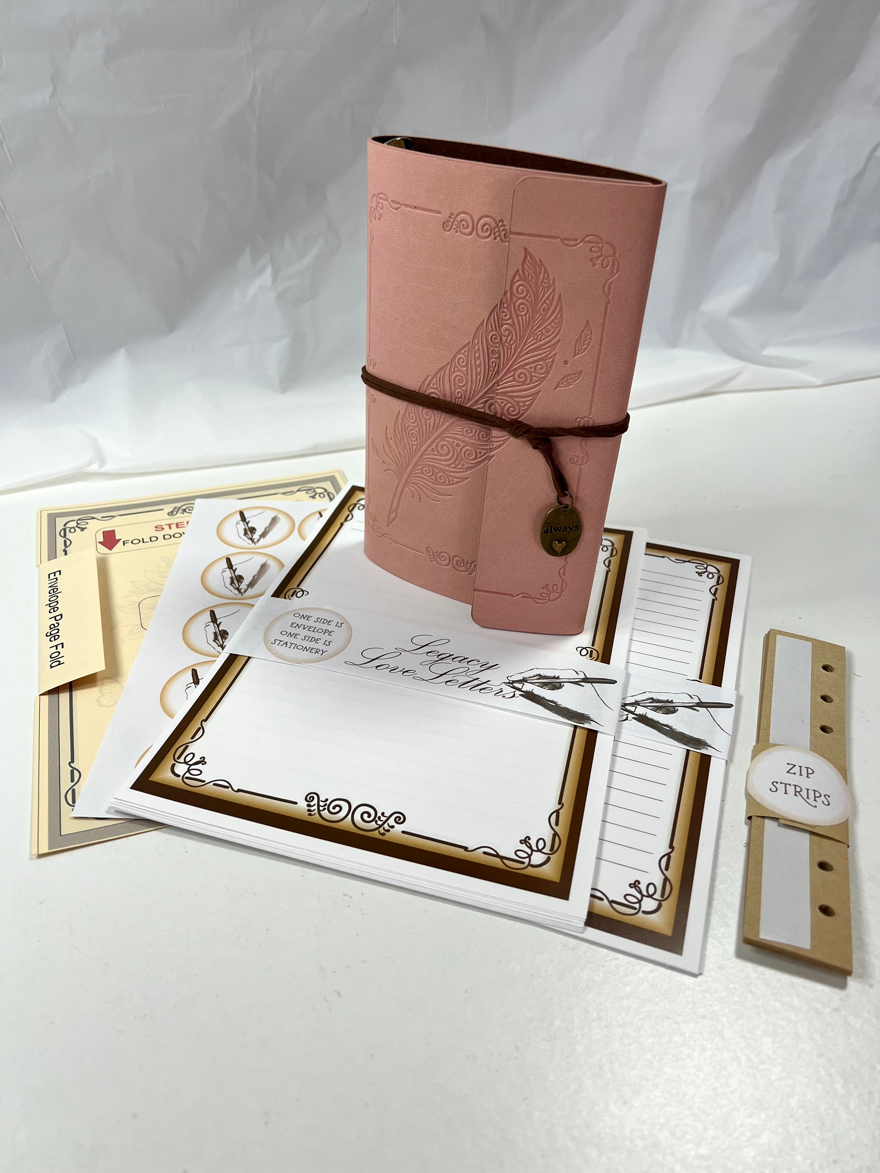 Legacy Letter Bundles - Sunflower Design Leather Journal Open When ...