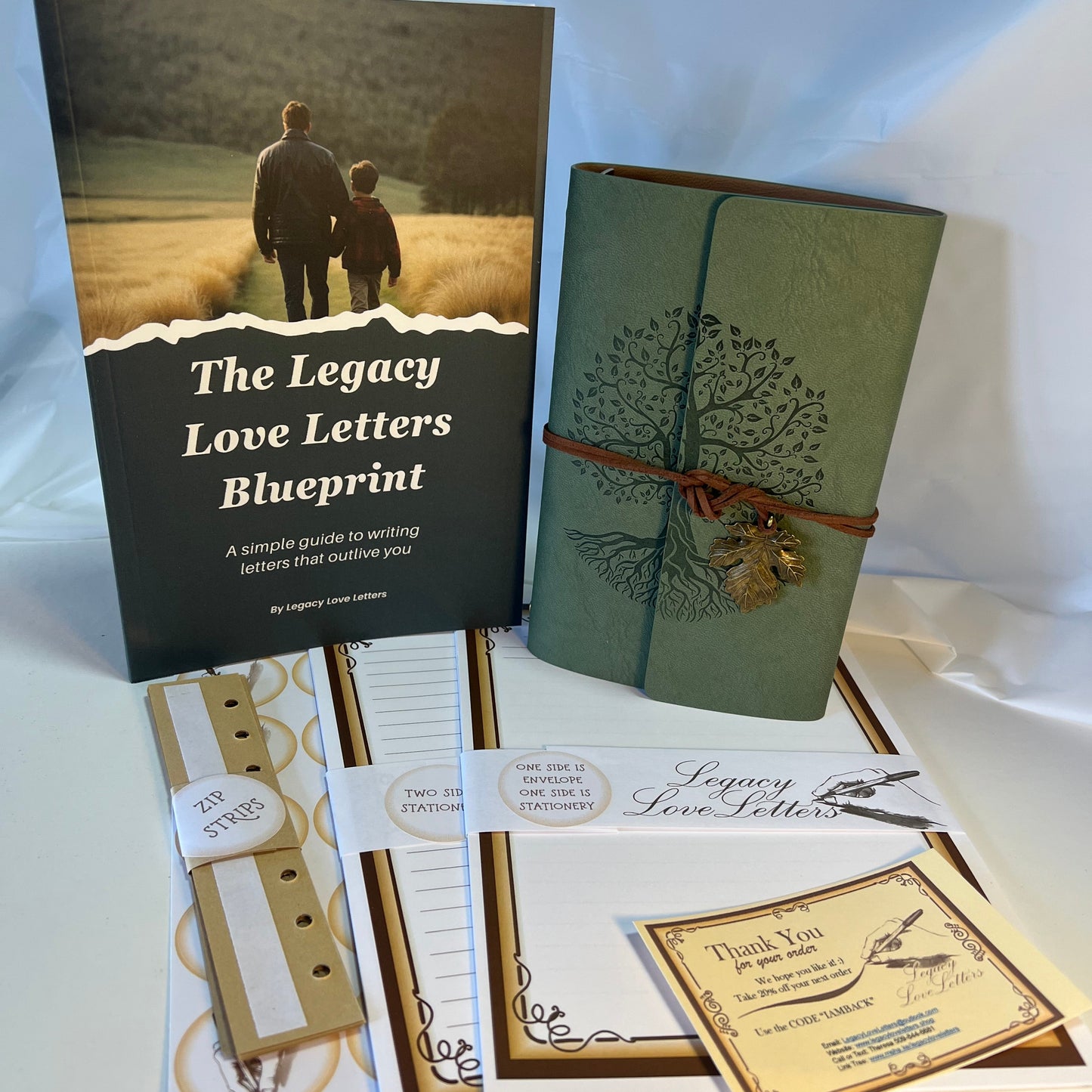 Deluxe Starter Kit - Rooted (EXCLUSIVE) Bundle + The Blueprint Guide Book to building a Legacy of "Open When" Letters